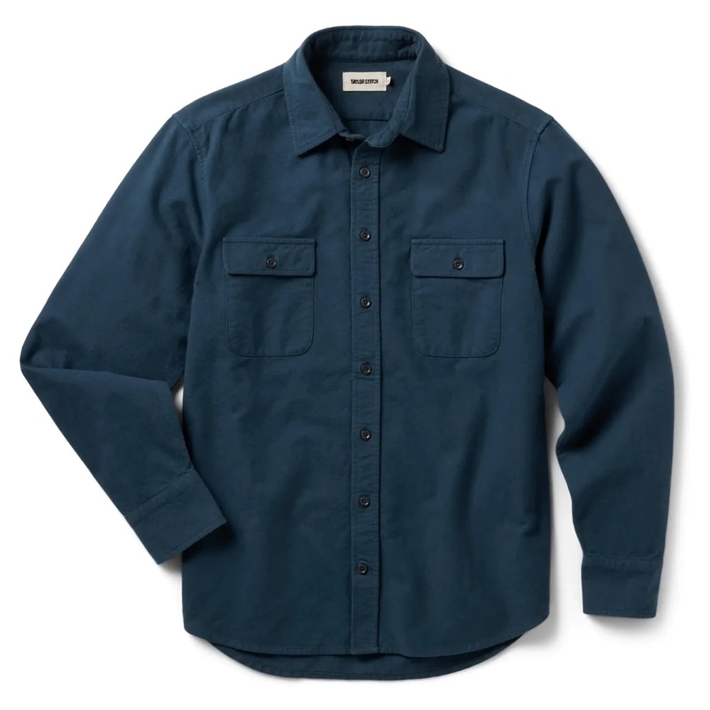 Taylor Stitch Yosemite Shirt in Prussian Blue